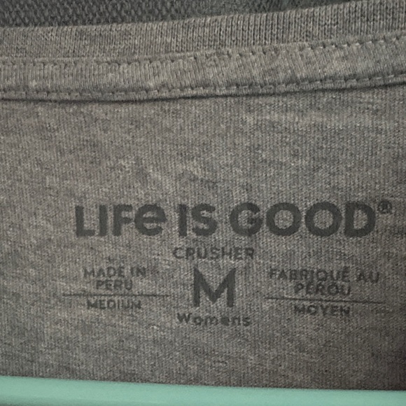 Life Is Good Gray Chicken Graphic Tee - Picture 2 of 5